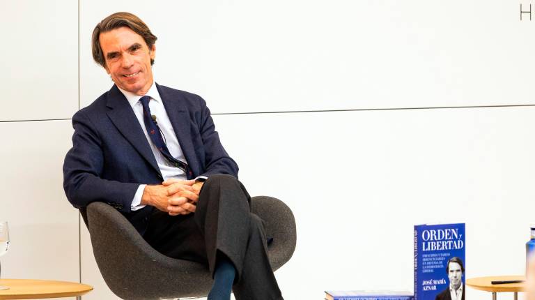 <i>El expresidente del Gobierno, José María Aznar. / Europa Press.</i>