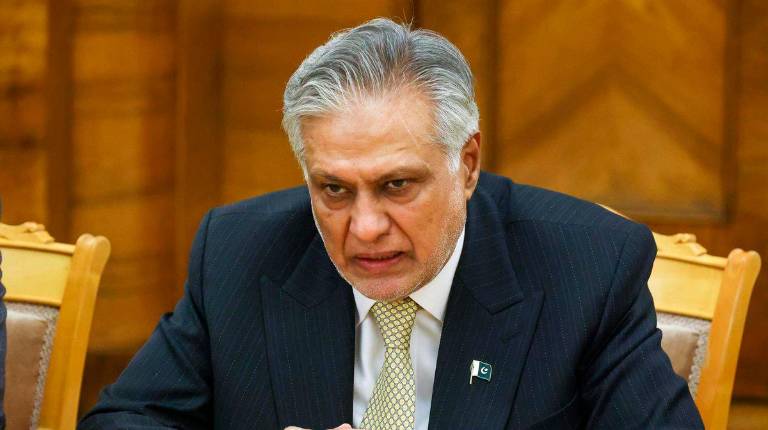 <i>El ministro de Exteriores de Pakistán, Ishaq Dar, en una fotografía de archivo. / Europa Press.</i>