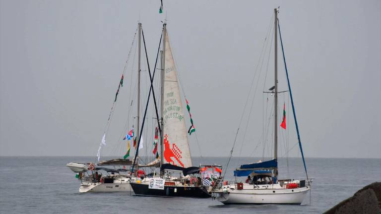 La Global Sumud Flotilla advierte del acercamiento de “varios barcos no identificados”