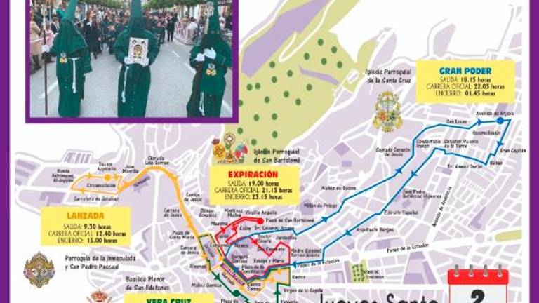 Estos son los horarios de las cofradías del Jueves Santo en Jaén
