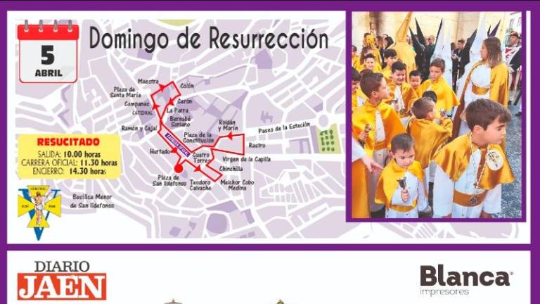 Este es el recorrido y los horarios del Resucitado en el Domingo de Resurrección