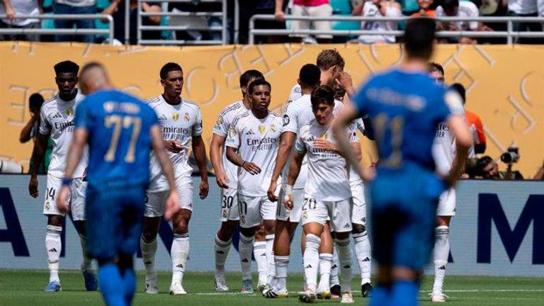 Partido entre el Real Madrid y el Al Hilal.