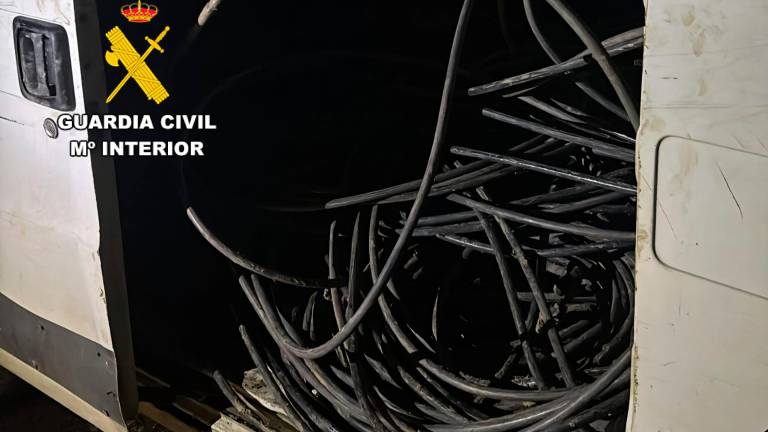 Recuperados 7.724 metros de cableado de alumbrado público en Jaén