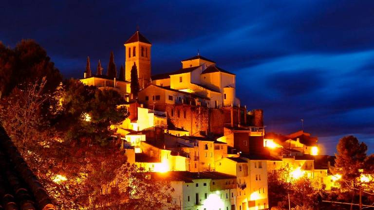Vista nocturna de Quesada, en una imagen de archivo. / Ayuntamiento de Quesada. 
