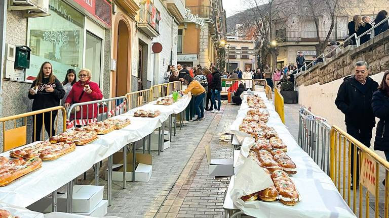100 metros de roscón de Reyes solidario, este domingo, en Jódar