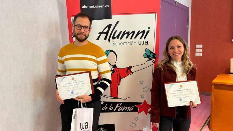 Distinción para María Fernández y Daniel González como Alumni UJA de noviembre y diciembre