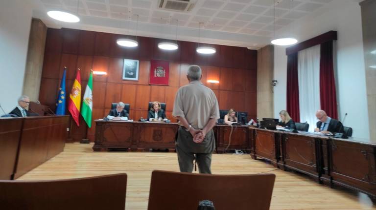 <i>El acusado prestando declaración ante el tribunal que le ha juzgado en la Audiencia de Jaén. / Europa Press. </i>