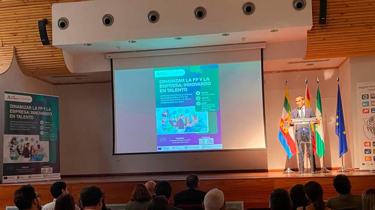<i>Francisco José Solano interviene en las jornadas. / Junta de Andalucía.</i>