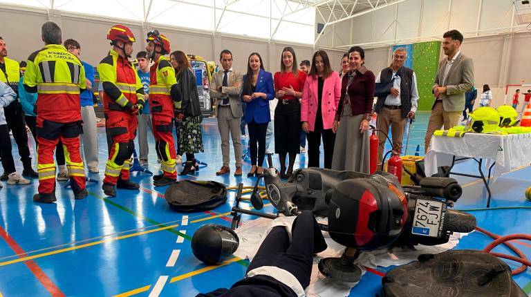 <i>“Conduce tu futuro” llega al instituto de la Carolina. / Junta de Andalucía.</i>