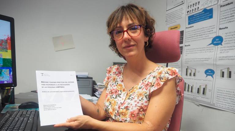 <i>La investigadora María Aranda. / UJA.</i>