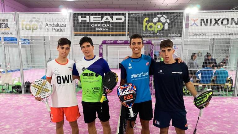 Los jugadores de Jaén brillan en el Circuito Andaluz de Pádel