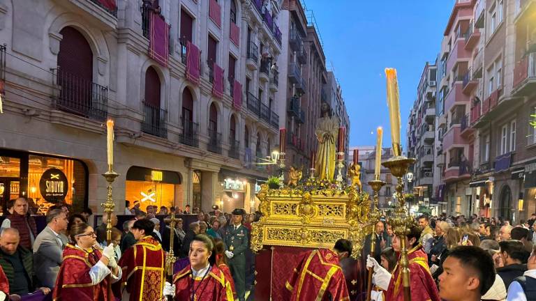 La Vera Cruz se luce en el camino de vuelta a San Ildefonso