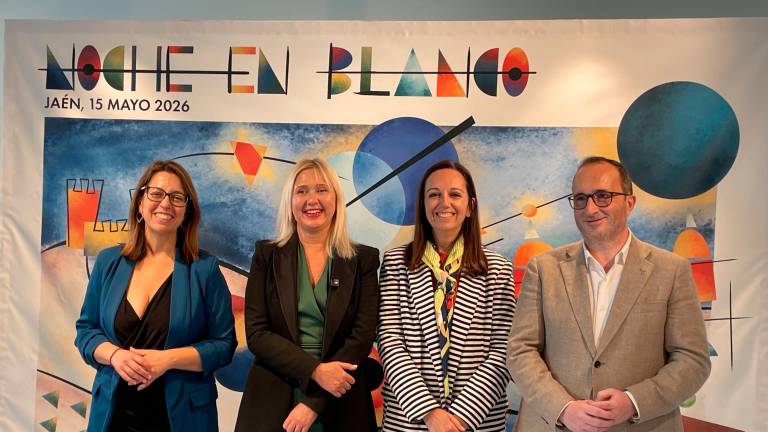 África Colomo, María Espejo, Marta Torres y José Ayala, en la presentación. / Ana Lechuga / Diario JAÉN.