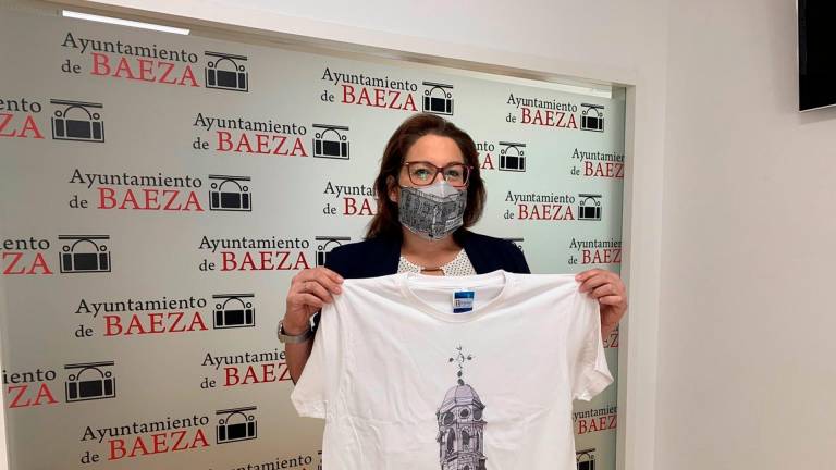 Baeza diseña mascarillas y camisetas con lugares emblemáticos de la ciudad