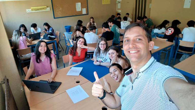 Deberes que viajan desde el IES Auringis al Parlamento Europeo