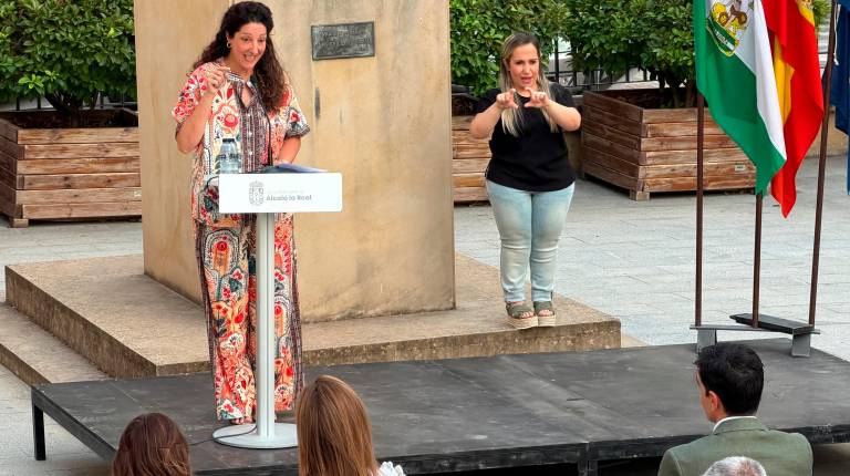 <i>Ana Mata en el Centro Especial de Empleo de Alcalá la Real. / Junta de Andalucía. </i>