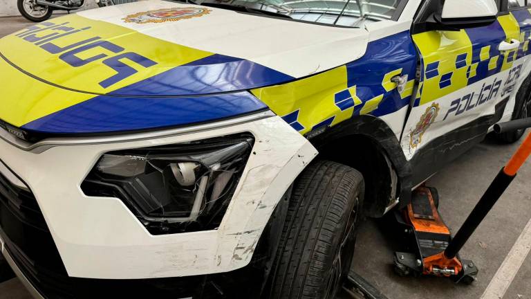 Heridos tres policías locales de Jaén en un accidente cuando iban a atender un aviso
