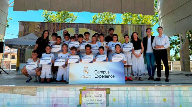 <i>Niños y niñas en el Campus Experience de la Fundación Real Madrid. / Europa Press. </i>
