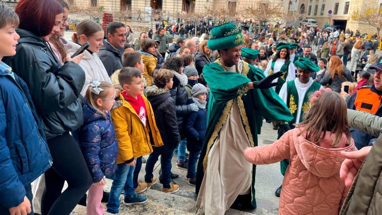 Cálido recibimiento a Melchor, Gaspar y Baltasar en Jaén