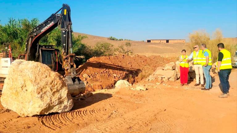 Obras de mejora en caminos rurales de Guarromán y Segura de la Sierra
