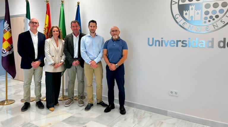 <i>Reunión de trabajo entre el Área de Gestión Sanitaria y la UJA. / Junta de Andalucía.</i>