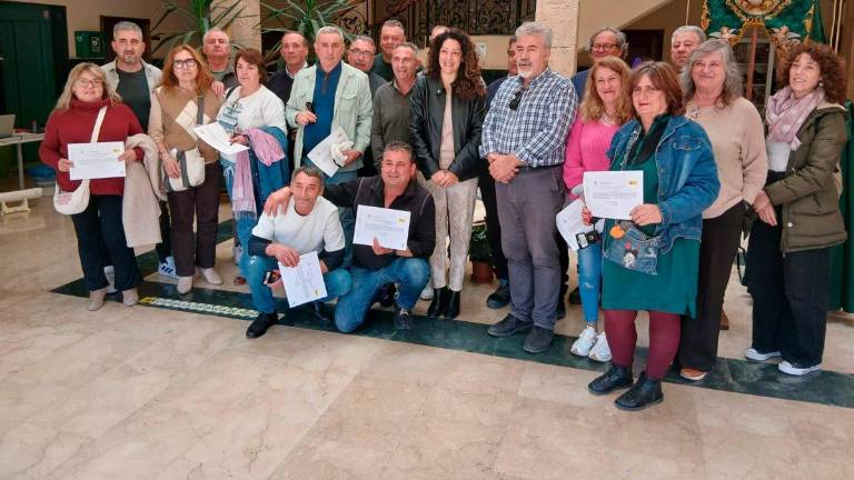 Formación de una quincena de desempleados mayores de 52 años de Arroyo del Ojanco