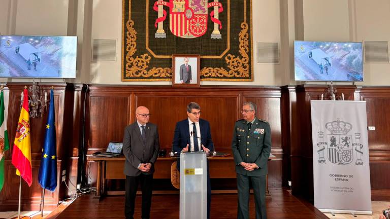 Manuel Fernández, Pedro Fernández y Luis Ortega durante la presentación de los datos. / Álex Gómez / Diario JAÉN.