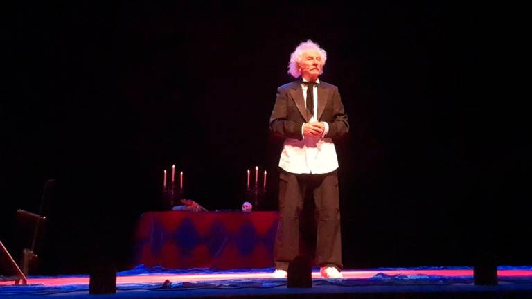 Rafael Álvarez “El Brujo”, sobre las tablas del Teatro Infanta Leonor. / Ayuntamiento de Jaén.