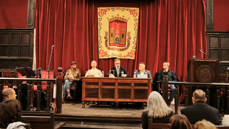 Premiado, Abraham Garrido Tenorio, Salvador García Ramírez, Ignacio Montoro Fernández, José Luis Agea y Miguel Agudo. / Ana Lechuga / Diario JAÉN.