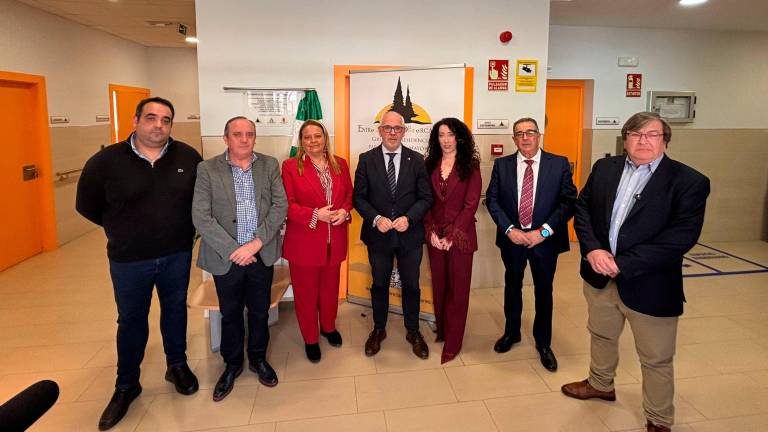 Rubén Algar, Francisco Algar, Ángela Hidalgo, Jesús Estrella, Tatiana Algar, Juan Algar y Enrique Puñal. / Álex Gómez.