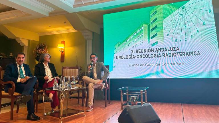 La novena “Reunión Andaluza de Urología y Oncología Radioterápica” (Aurora), en el Hospital Universitario de Jaén. / Junta de Andalucía.