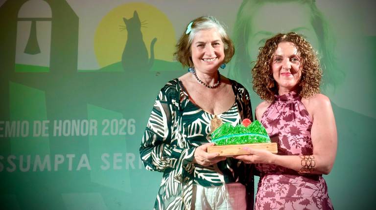 <i>Assumpta Serna y Ana Belén Rescalvo, en el Festival de Cine de Sorihuela del Guadalimar. </i>
