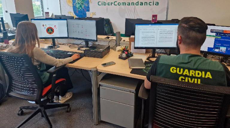 <i>Estafa conocida como “falso soporte técnico”. / Guardia Civil.</i>