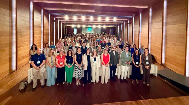 <i>Participantes en la I Jornada de Investigación del Hospital de Jaén. / Junta de Andalucía.</i>