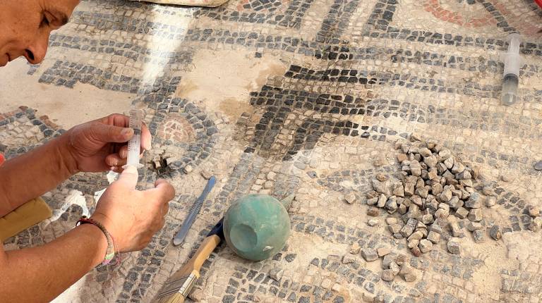 Dos mil años de historia bajo tierra de una almazara romana del Cortijo de Los Robles