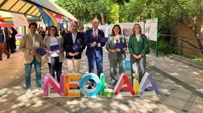 <i>Celebración del Día de Europa en el Campus de Las Lagunillas. / Álex Gómez / Diario JAÉN.</i>