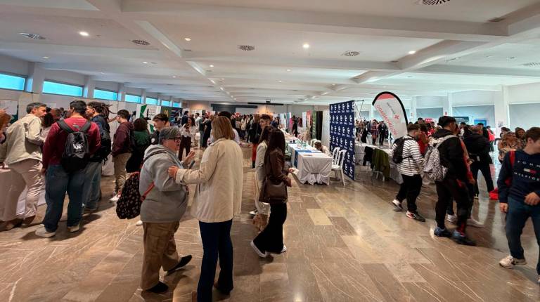 <i>Cuarta edición de la feria “Creando oportunidades para el empleo”. / Ana Isabel Bravo / Diario JAÉN.</i>