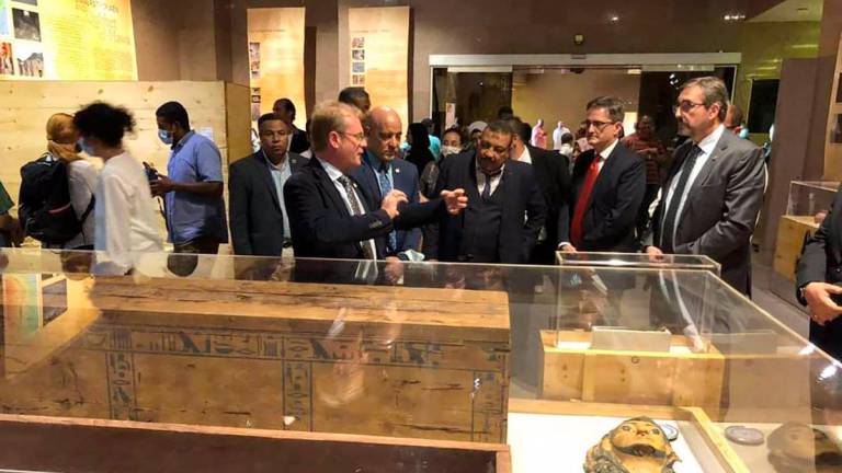 La UJA inaugura en Egipto una exposición con más de trescientas piezas