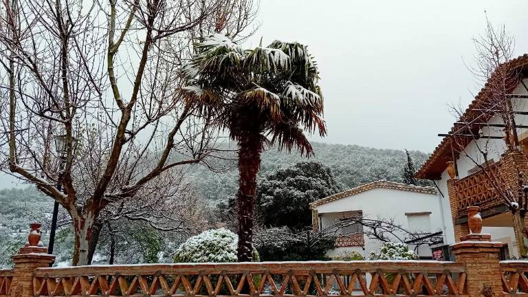 La nieve cubre la provincia en Semana Santa
