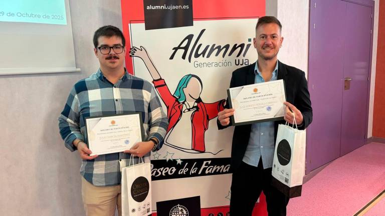Reconocimiento Alumni “Paseo de la Fama” para los egresados de la UJA Juan Alberto Peñuela y Julio García Martínez
