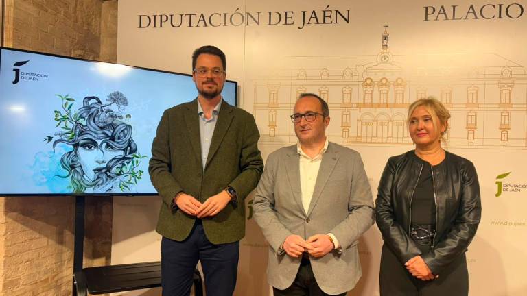 Francisco Javier Lozano, José Ayala y María Espejo durante la rueda de prensa. / Juanfran Paredes / Diario JAÉN.