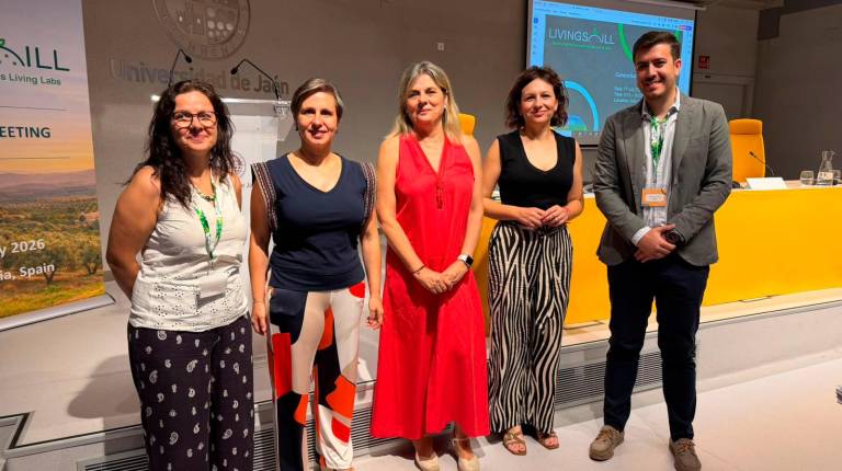<i>Inauguración de la asamblea del proyecto LivingSoiLL. / UJA.</i>