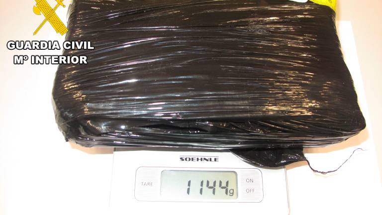 La Guardia Civil interviene más de un kilo de cocaína en Baeza
