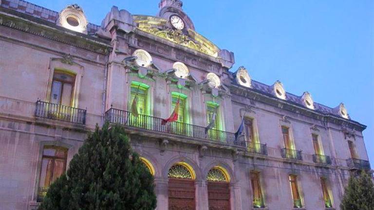 Diputación se ilumina de verde por el Día Mundial de la Salud Mental