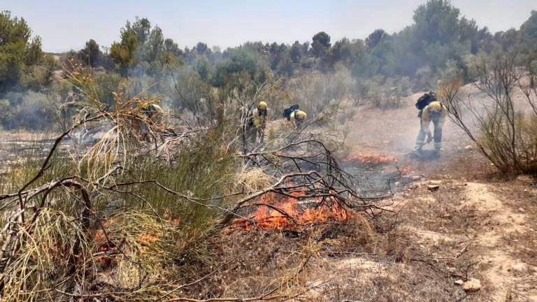 Declarado un incendio en Cabra del Santo Cristo