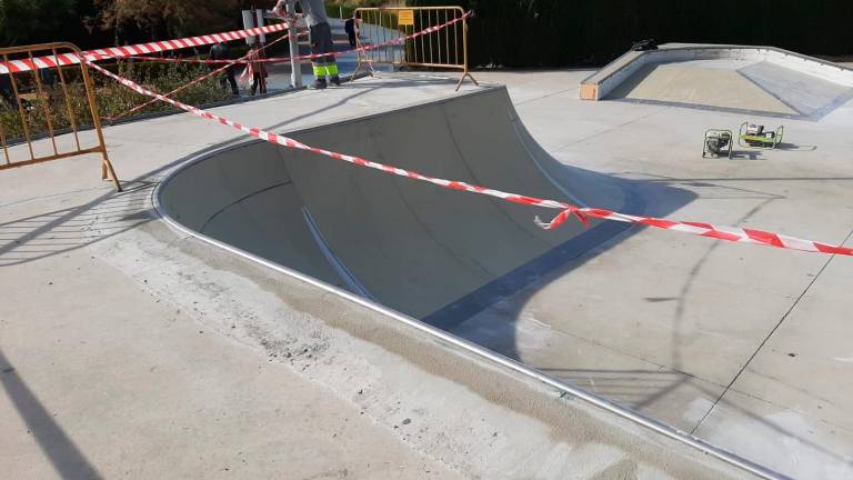 Trabajos de mejora en la pista de skate y el “agility can” del Bulevar