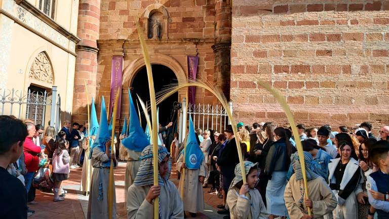 Andújar ya saluda a la procesión de La Borriquita