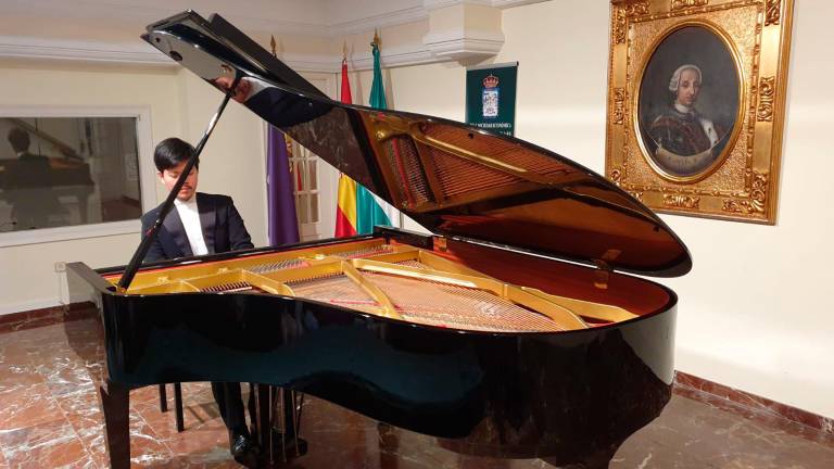 El pianista Honggi Kim, en La Económica