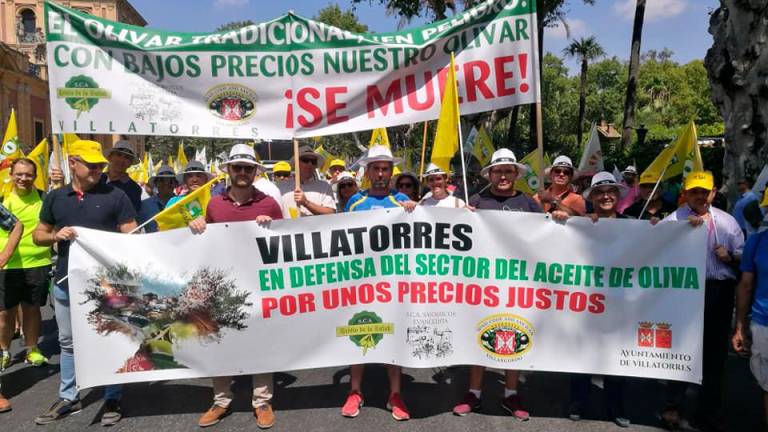 Miles de olivareros protestan por el “robo” de los bajos precios