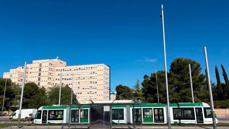 Segundo día consecutivo de pruebas del tranvía por Jaén